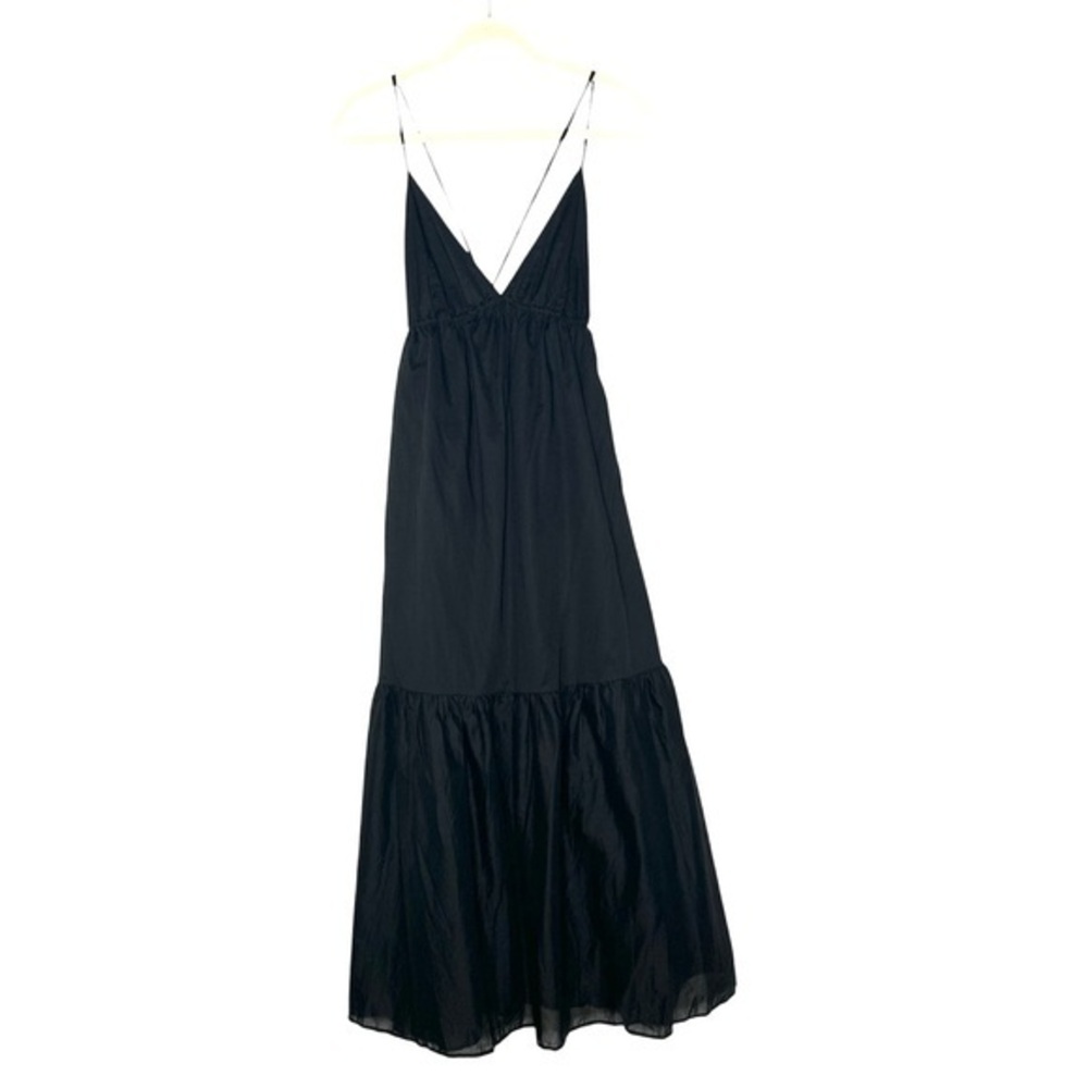 FAITHFULL THE BRAND
Wilonna tiered cotton-voile midi dress in black 10